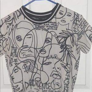 Black and white blouse 🥰